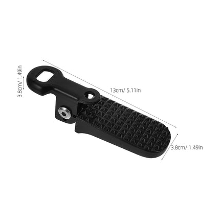 SWETRACE 1 Pair Metal Peg Pedal Non Slip Foldable Aluminium Iron For Cyclists Outdoor Riding.