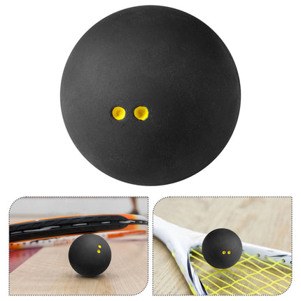 SWETRACE Small Squash Ball Black Rubber 1Set 1.6In.
