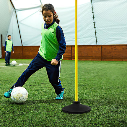 SWETRACE 1Set Soccer for Sports Practice Safety and Stability Black Color 8.5x8.5x2.2in.