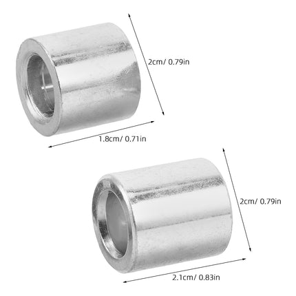 SWETRACE 2Pcs Metal ATV Wheel Hub Accessories for Mini Bike and Skateboard.