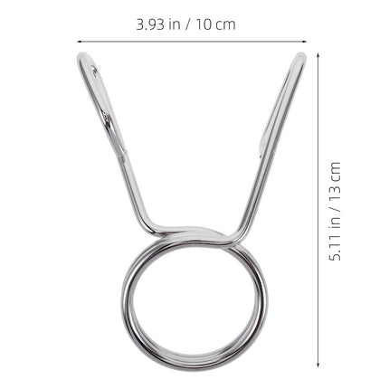 SWETRACE 1Pcs Silver Barbell Clamps for Gym Accessories and Fitness Equipment in Workout Sessions.