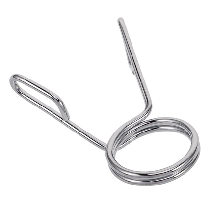 SWETRACE 1Pcs Silver Barbell Clamps for Gym Accessories and Fitness Equipment in Workout Sessions.