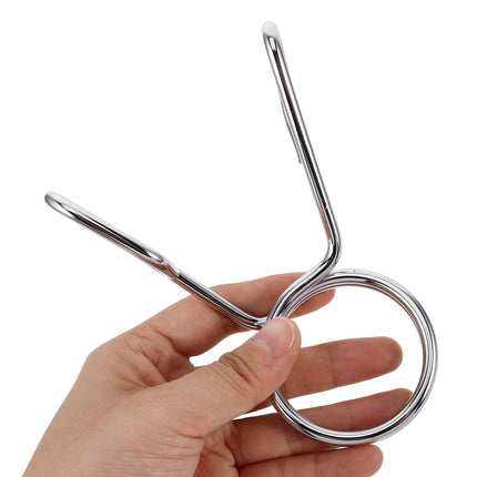SWETRACE 1Pcs Silver Barbell Clamps for Gym Accessories and Fitness Equipment in Workout Sessions.