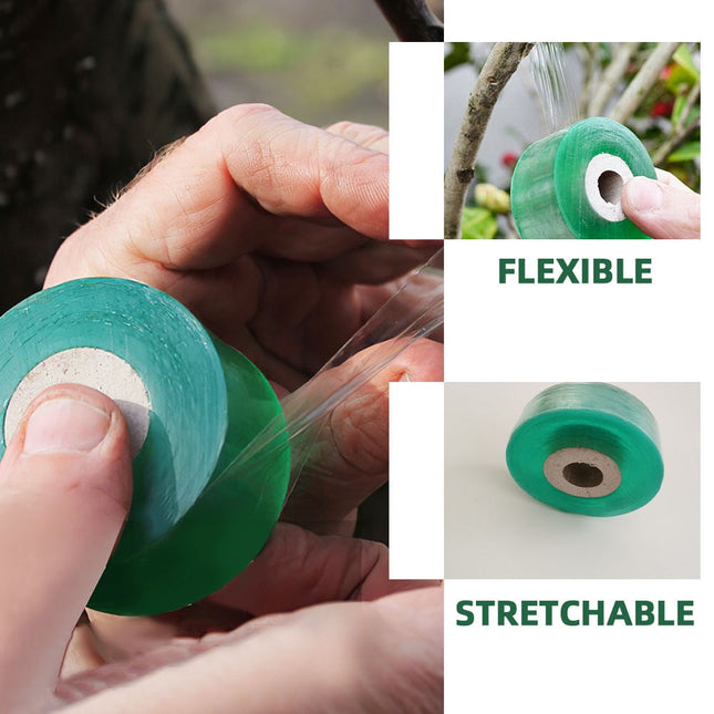 SWETRACE Grafting Apparatus 4 Rolls Multi-Function Stretchable Budding Tape for Fruit Trees 39.3in x 0.79in.