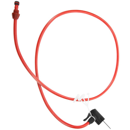 SWETRACE Bicycle Pump Hose Tpu Red 1Pcs 47.2X0.4X0.4In.