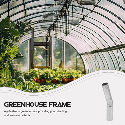 SWETRACE 10Pcs Greenhouse Frame Building Connectors in Steel for Garden Use.