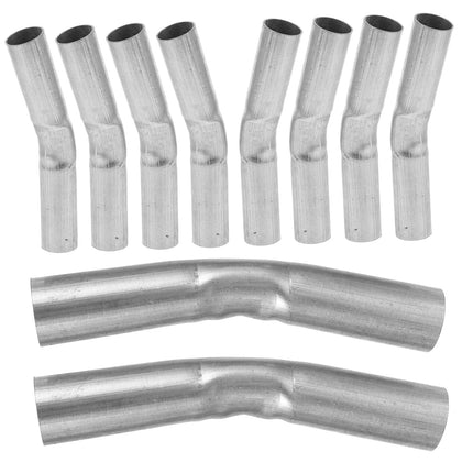 SWETRACE 10Pcs Greenhouse Frame Building Connectors in Steel for Garden Use.