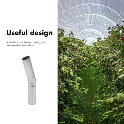SWETRACE 10Pcs Greenhouse Frame Building Connectors in Steel for Garden Use.