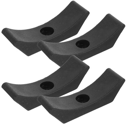 SWETRACE 4Pcs Small Dumbbell Rack Storage for Gym Accessories with Rectangular Shape and 15x5cm Size.