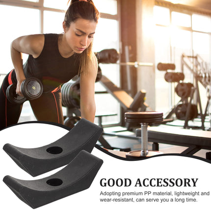 SWETRACE 4Pcs Small Dumbbell Rack Storage for Gym Accessories with Rectangular Shape and 15x5cm Size.