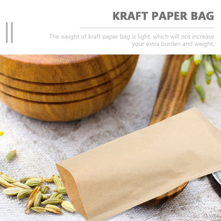 SWETRACE 100Pcs Light Yellow Rectangular Garden Paper Bags for Storage 5.1x3.5x0.04in.