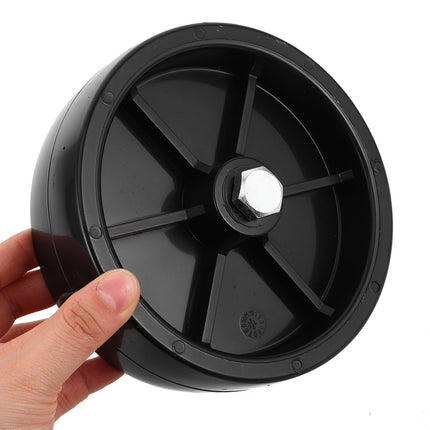SWETRACE Stable Support Trailer Jack Wheel Replacement Black 1 Set.