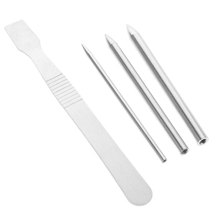 SWETRACE 4Set Pry Tool Stitching Baseball Glove Lacing Silver.