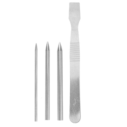 SWETRACE 4Set Pry Tool Stitching Baseball Glove Lacing Silver.