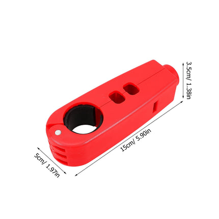 SWETRACE 1Pcs Compact Anti-scratch Surface Handlebar Lock Bicycle Outdoor Use 5.9x1.97x1.38in.