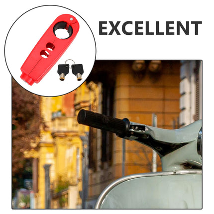 SWETRACE 1Pcs Compact Anti-scratch Surface Handlebar Lock Bicycle Outdoor Use 5.9x1.97x1.38in.