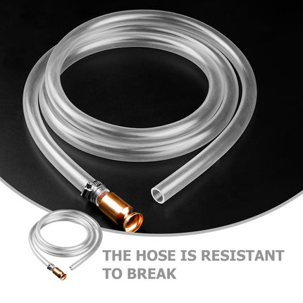 SWETRACE 1Pack Multi Color Gas Siphon Hose For Oil Change Fluid Transfer Emergency Use 157.20X0.59X0.59In.