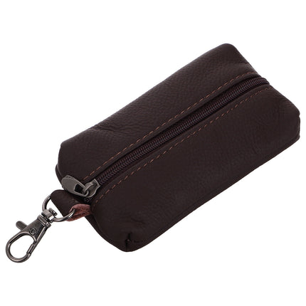 SWETRACE 1Pcs Keychain Card Holder Key Case Wallet with Wristlet and Coin Organizer for Men and Women.