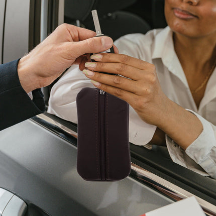 SWETRACE 1Pcs Keychain Card Holder Key Case Wallet with Wristlet and Coin Organizer for Men and Women.