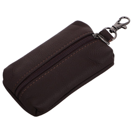 SWETRACE 1Pcs Keychain Card Holder Key Case Wallet with Wristlet and Coin Organizer for Men and Women.