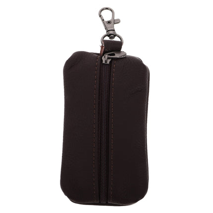 SWETRACE 1Pcs Keychain Card Holder Key Case Wallet with Wristlet and Coin Organizer for Men and Women.