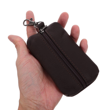 SWETRACE 1Pcs Keychain Card Holder Key Case Wallet with Wristlet and Coin Organizer for Men and Women.