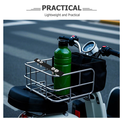 SWETRACE 2Pcs Sleek Design Rack Mounting Plates for Top Case Hardware Motorcycle 18.00X2.50X0.20cm.
