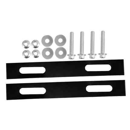 SWETRACE 2Pcs Sleek Design Rack Mounting Plates for Top Case Hardware Motorcycle 18.00X2.50X0.20cm.