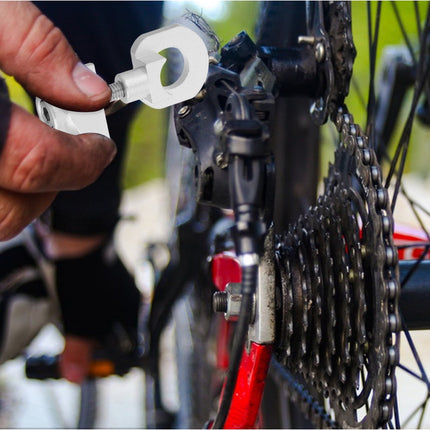 SWETRACE 1Set Mini Bike Chain Tensioner Aluminum Alloy Compact Design for Single-Speed Bicycles 1.4x0.8x0.7in.