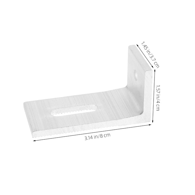 SWETRACE Aluminum Alloy Solar Panel Mounting 1 Set L Shaped For Rv Roof Installation And Support.