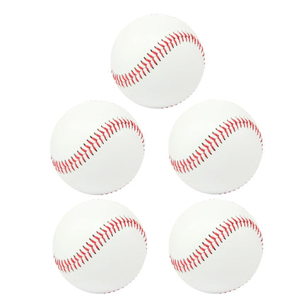 SWETRACE Exercise Baseball Training Balls Rubber 5 Pcs Indoor and Outdoor Practice.