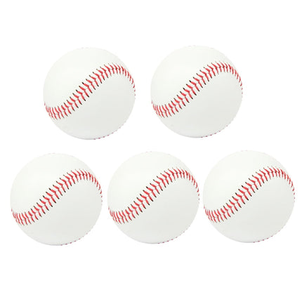 SWETRACE Exercise Baseball Training Balls Rubber 5 Pcs Indoor and Outdoor Practice.