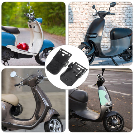 SWETRACE 1 Pair Electric Bike Accessories Folding Cycling Foot Pedals with Flat Shape for Daily Use.