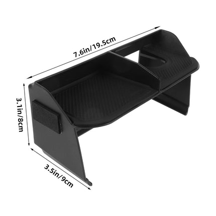 SWETRACE 1Pack Car Center Console Storage Tray Multi-Compartment Design Large Capacity Storage 7.7x3.5x3.1in.