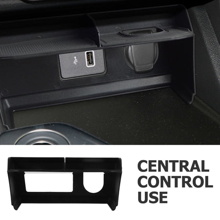 SWETRACE 1Pack Car Center Console Storage Tray Multi-Compartment Design Large Capacity Storage 7.7x3.5x3.1in.