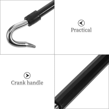 SWETRACE 1Set Adjustable Shade Awning Handle Replacement Accessory For Canopy Accessories.