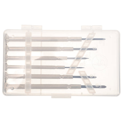 SWETRACE 6Pcs Precision Tool Kit Mini Repair Tool Carbon Steel Screwdrivers Watch And Clock Repair Silver.
