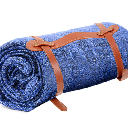 SWETRACE Travel Picnic Blanket 1Set with Bedroll Strap for Easy Binding and Transport 61.0X23.0X0.2In.