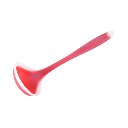 SWETRACE Silicone Soup Ladle Non Stick Kitchen Spoon For And Serving Red.