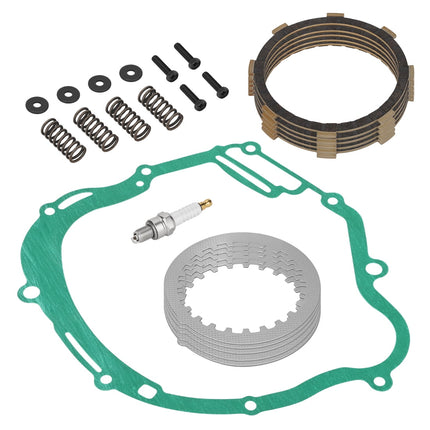 M MATI Clutch Friction Plates Spring Gasket Kit for Yamaha TTR125 TTR125E TTR125L TTR125LE 2000-2023.