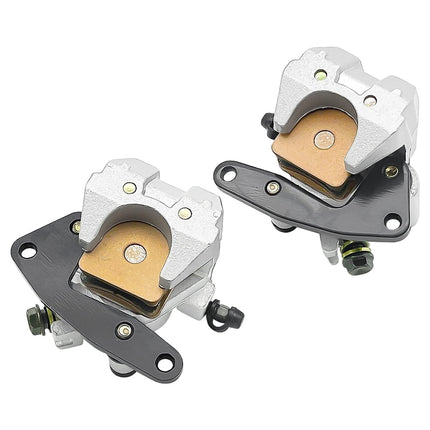 MATI Front Left Right Brake Calipers for Suzuki Eiger 400 500 Ozark 250 Quadsport 250 400 Vinson 500.