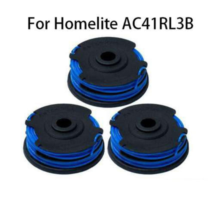 3 Pack For Homelite AC41RL3B autofeed dual .065" String Trimmer Spool Line 3PCS.