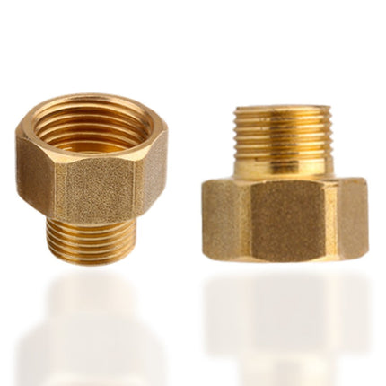 Brass Pipe Fittings Water Hose Adapter G 1/2 Female To G 3/8 Male Reducer.