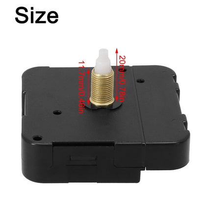 Diy Quartz Clock Movement Movemen Mechanism Spindle 8-31Mm Repair Kit Multi-Size 17Mm 17 mm.