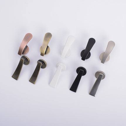 Self-Adhesive Wall Hooks - Fabric Curtain Tie Back Stick On Drape Holder Durable Rose Gold 2# White 2#.
