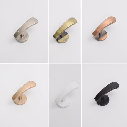 Self-Adhesive Wall Hooks - Fabric Curtain Tie Back Stick On Drape Holder Durable Rose Gold 2# White 2#.