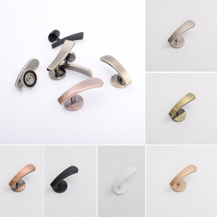 Self-Adhesive Wall Hooks - Fabric Curtain Tie Back Stick On Drape Holder Durable Rose Gold 2# White 2#.