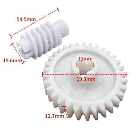 Garage Door Opener Drive Gear and Worm Gear Set Replacement Easy Upgrade.