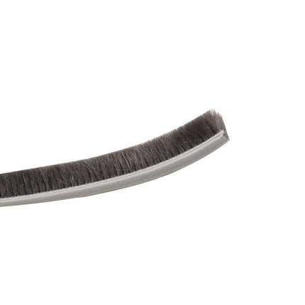 Decor Bottom Bristle Pile Seal Film Door Draught Excluder Brush Weather Strip 10M 5/9/15/23Mm Diy Home High Quality White 9×5Mm 9×23Mm Brown.