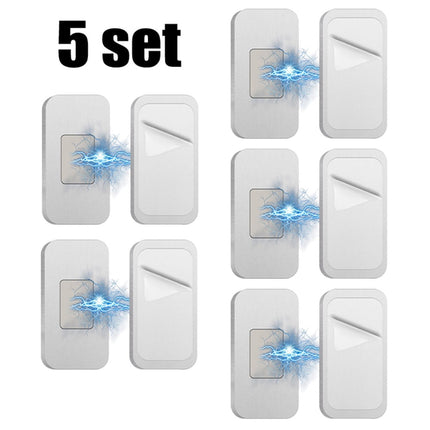 Drawer Catches Easy Installation Powerful Magnetic Closure Secure Hold Silver 5 Set.